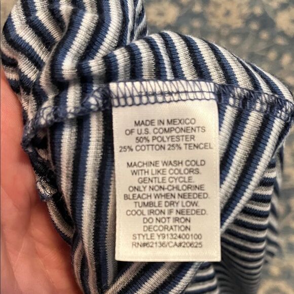 Guess Y2K Multicolor Striped Lace Trim Halter Pullover Tank Top 2000’s - Picture 11 of 13